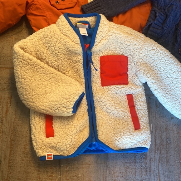 🧡💙Boys bundle sweater jacket Sherpa 💙🧡size 12-18 months - Picture 2 of 9
